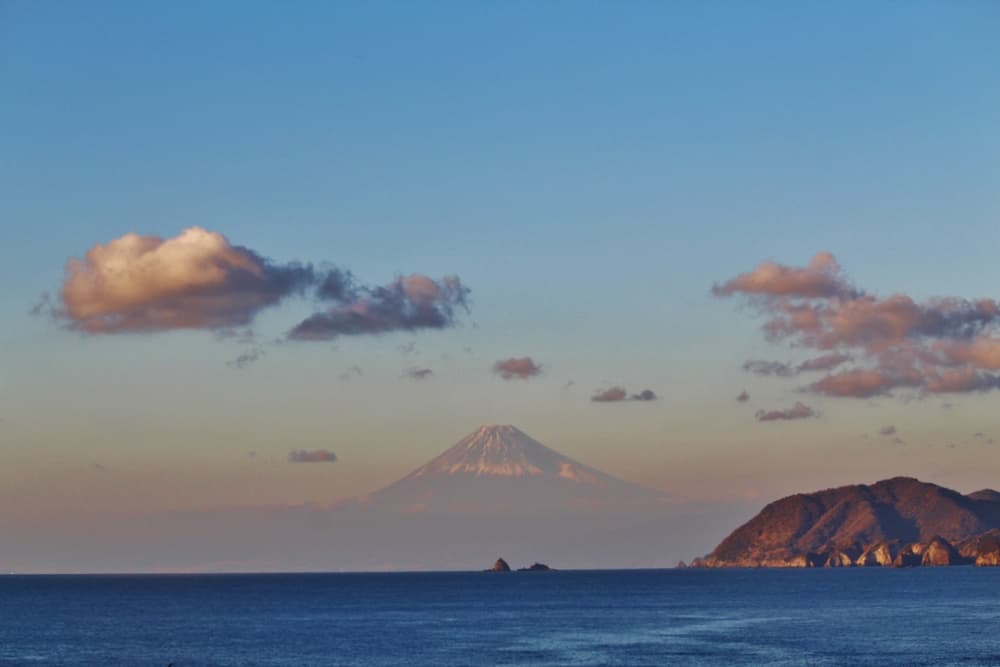 20230111　松崎町雲見　富士山
